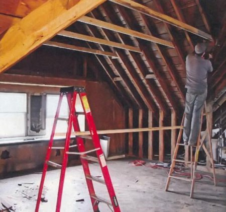 Утепление подкровельного пространства