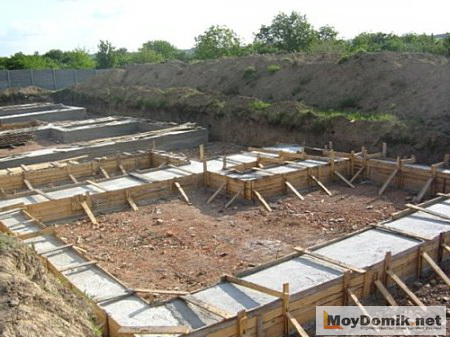 Как правильно залить ленточный фундамент