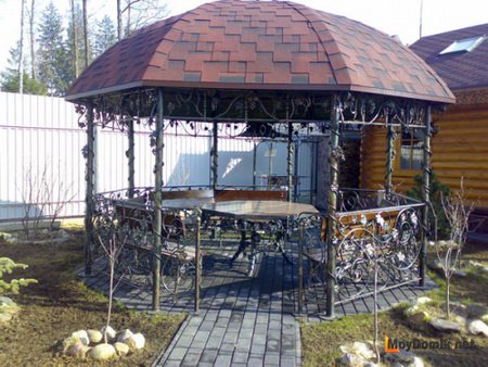 Беседка кованая