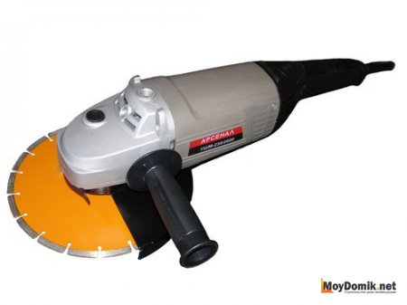 Угловая шлифовальная машинка для резки плитки