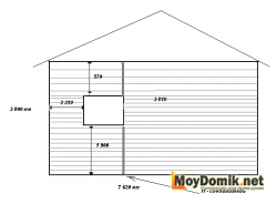 Расчет сайдинга на дом - пример
