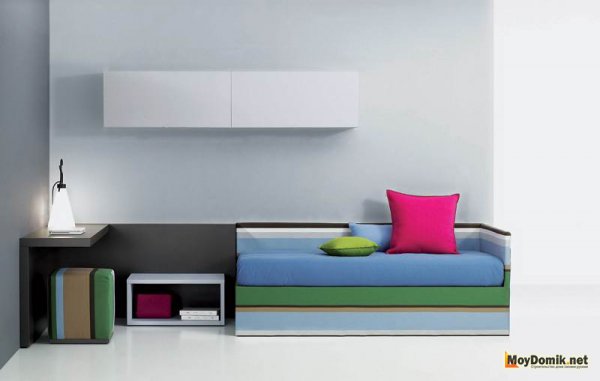 Классный интерьер молодежной комнаты