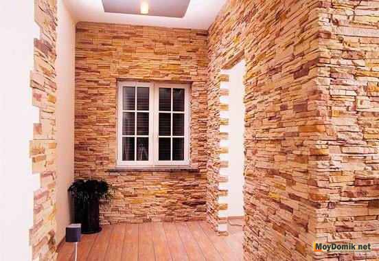 Искусственный камень в прихожей – декоративный камень в коридоре. Создаем каменный интерьер