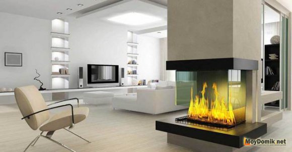 Камин в гостинной Камин в гостинной