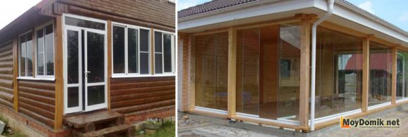 Частичное и панорамное остекление веранд и террас