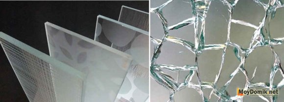 Закаленное стекло для безрамного остекления