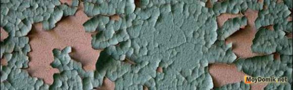 Как снять старую краску со стен