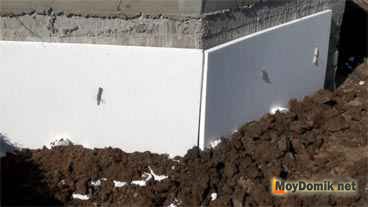 Утепление фундамента пенопластом – пошаговое руководство