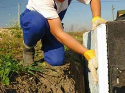 Крепление пенопласта к фундаменту