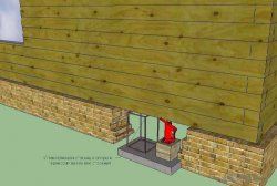 Перенос веса дома на металлическую опору