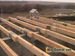 Монтаж усиленных (срощенных) балок