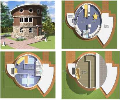 Проект двухэтажного дома с мансардой – максимальное увеличение жилой площади