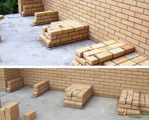 Кладка барбекю - порядовка - четвертый ряд