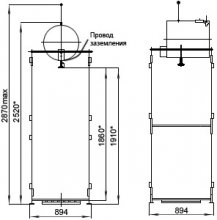 Схема летнего душа с баком
