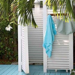 Каркасный летний душ