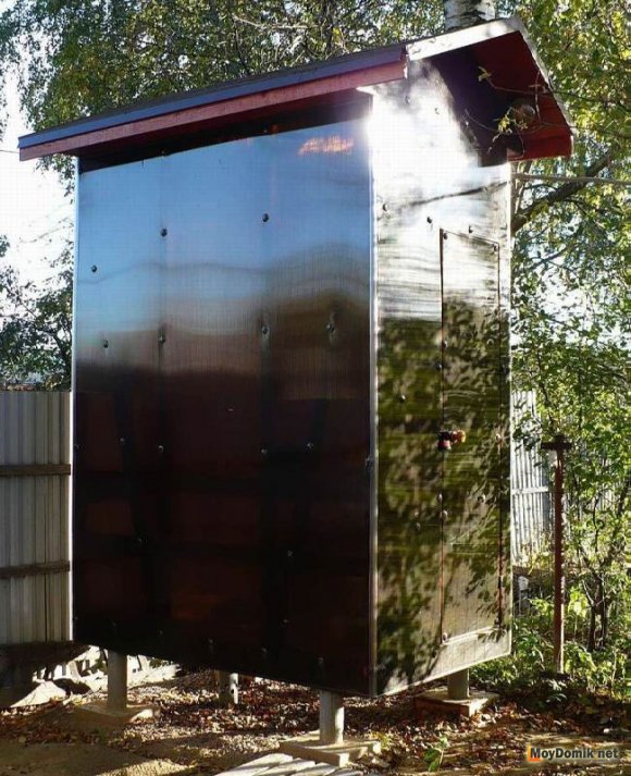 Готовый душ - строительство ступеней