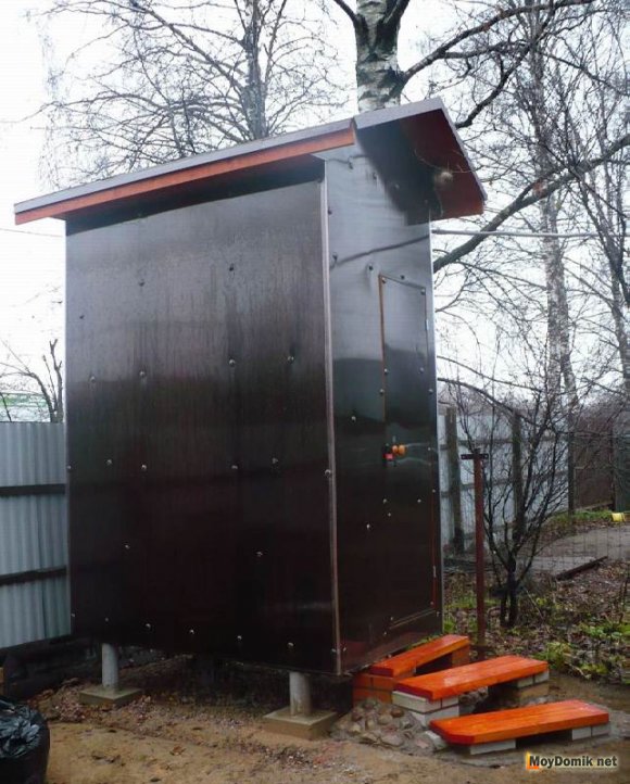 Готовый душ из поликарбоната