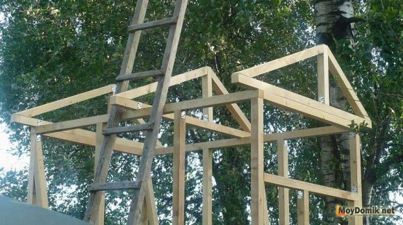 Установка стропил