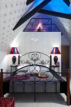 Дизайн комнаты под крышей