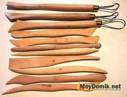 Стек для работы с глиной