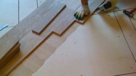 Установка паркета на клей Установка паркета на клей