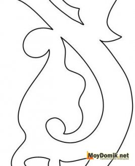 Узор резного наличника