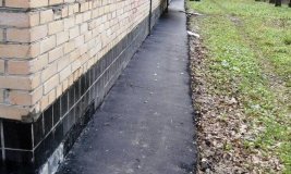 Отмостка из асфальта Отмостка из асфальта