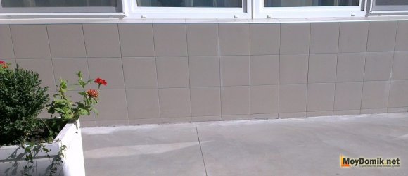 Бетонная отмостка вокруг дома своими руками