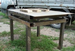 Столешница для вибростола из листовой стали