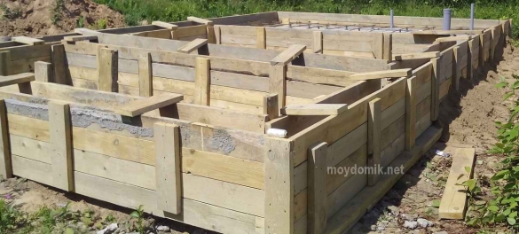 Фундамент для дома из газобетона