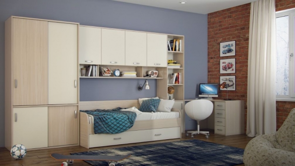 Детская комната для школьника младших классов