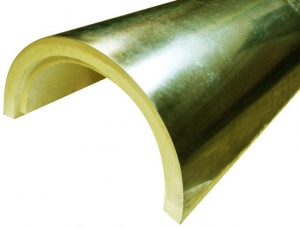 Скорлупа ППУ с оцинкованным покрытием