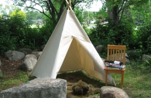 Палатка из ткани для детей