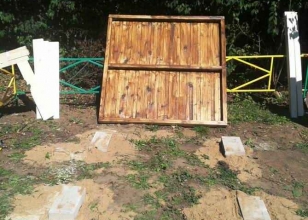 Фундамент для детского домика из дерева