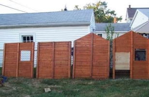 Детский домика из щитов