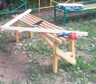 Устройство крыши детского домика - стропила