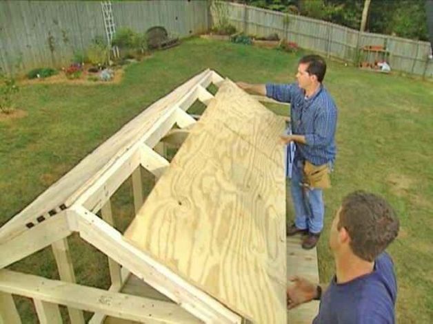 Способы устройства крыши детского домика