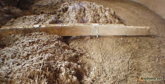 Утепление бани смесью опилок, глины и соломы Утепление бани смесью опилок, глины и соломы