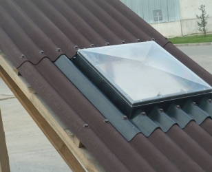 Окно-люк под ондулин