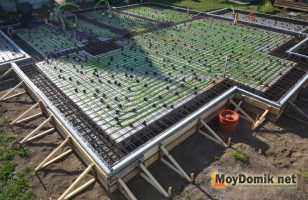 Утепленная шведская плита и система теплый пол