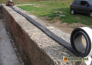 Прокладка для терморазрыва кладки из арболита