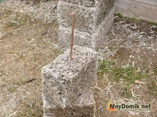 Армирование арболитовой кладки