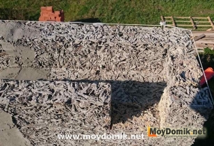 Армопояс из арболитовых блоков