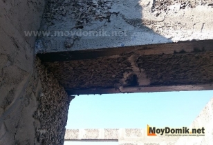 Оконные и дверные перемычки в доме из арболита