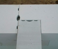 Узел перевязки газобетонной кладки вглубь