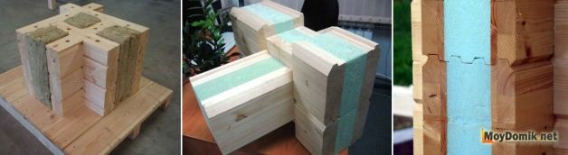 Утепленный брус (двойной)