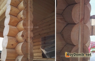 Как сделать окосячку окон и дверей в доме из оцилиндрованного бревна