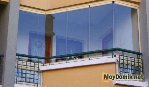 Раздвижная складывающаяся система остекление лоджии